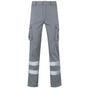 Velilla Pantalon stretch multipoches à bandes réfléchissantes grey