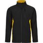 Velilla Blouson softshell bicolore black/yellow