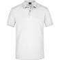 James&Nicholson Men´s Elastic Polo Piqué white