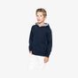 Kariban Sweat-shirt à capuche contrastée à motifs enfant unisexe