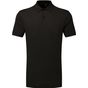 TriDri Polo texturé en tissu recyclé homme  black