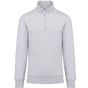 Kariban Sweat-shirt col zippé ash_heather