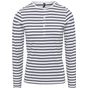 Premier Tee-shirt à manches retroussables Long John pour femme white/navy