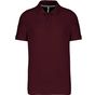 Kariban Polo manches courtes homme wine