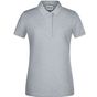 James&Nicholson Ladies´ Basic Polo grey_heather