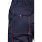 Velilla Bermuda multipoches bicolore navy/orange