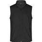 James&Nicholson Men´s Promo Softshell Vest black/black