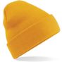 Beechfield Bonnet Original à revers mustard