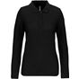 WK Designed To Work Polo manches longues femme black