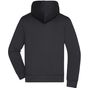 James&Nicholson Men's Hooded Jacket black/carbon