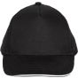 K-up Casquette enfant avec sandwich contrasté - 5 panneaux black/white