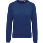 kariban Sweat-shirt BIO col rond manches raglan femme  - ocean_blue_heather - XS