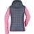 James&Nicholson Ladies´ Knitted Hybrid Jacket pink_melange/anthracite_melange