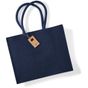 Westford Mill Sac de courses classique en toile de jute navy/navy
