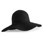 Beechfield Chapeau d'été à bord large Marbella black