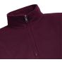 Russell Sweat col zippé 1/4 Authentic burgundy