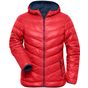 James&Nicholson Ladies' Down Jacket red/navy