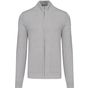 Kariban Cardigan zippé homme grey_melange