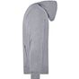 James&Nicholson Men's Hooded Jacket grey_heather