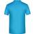 James&Nicholson Men´s Polo Single Stripe turquoise/white