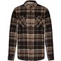 Kariban Surchemise à carreaux doublée sherpa camel/black_checked