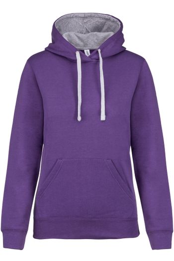 Image produit sweat-shirt capuche contrastée femme
