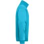 James&Nicholson Workwear Half Zip Sweat turquoise