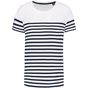 Kariban T-shirt marin col rond Bio enfant white/navy_stripe