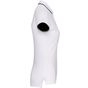Kariban Polo maille piquée manches courtes femme white/navy/white