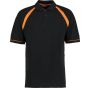 Kustom Kit Oak Hill Polo Black / Orange