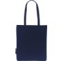 Neutral Shopping Bag, Long Handles navy