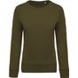 Kariban Sweat-shirt BIO col rond manches raglan femme  mossy_green