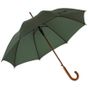 L-merch Automatic Umbrella With Wooden Handle Boogie dark_green