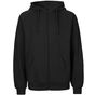 Tiger Cotton Unisex Tiger Cotton Hoodie With Zipper black
