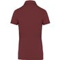 kariban Polo jersey manches courtes femme wine