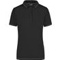 James&Nicholson Ladies' Elastic Polo black/white