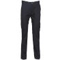 Henbury Ladies' 65/35 flat front chino navy