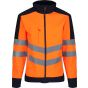Regatta Men's Hi-Vis 3 Layer Softshell Reflective Work Jacket orange/navy