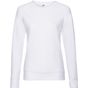 fruit of the loom Lightweight Raglan Sweat Lady-Fit blanc
