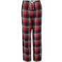 SF Clothing Women´s tartan lounge pants red_navy_check