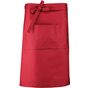 Kariban Tablier coton long red