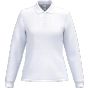 iDeal Basic Brand Polo piqué LSL femme 200 ideal_white