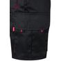 Velilla Bermuda multipoches bicolore black/red