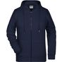 James&Nicholson Ladies´ Zip-Hoody navy