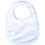 Babybugz Single layer bib white
