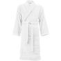The One Towelling Organic Bathrobe white