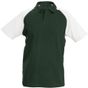 kariban Polo Baseball - forest_/l.g/wh - L