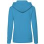 fruit of the loom Classic Hooded Sweat Lady-Fit bleu_azur