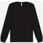 Bella Unisex jersey long sleeve tee black