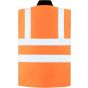 Korntex Hi-Vis reversible safety bodywarmer ural 2-in-1 Signal orange